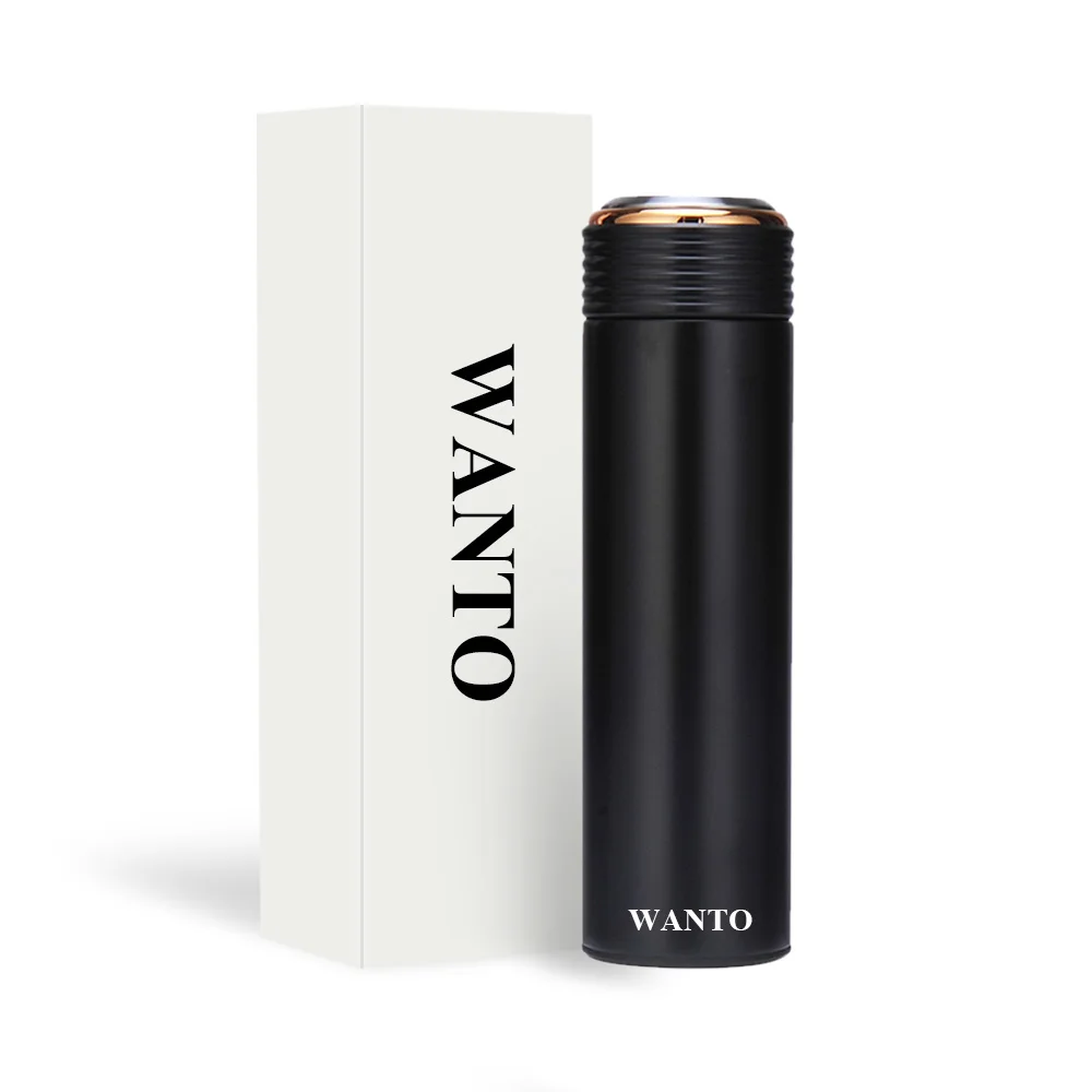 Wanto 450ml Stainless Steel Portable Vacuum Insulated Flasks Thermos For Sports And Office