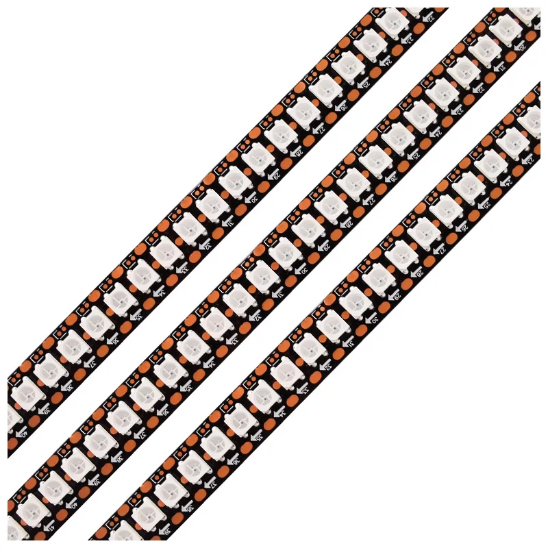 5 В адресуемые Ws2812B WS2813 144 светодиодных полосок 5050 RGB IC Magic индивидуальный цифровой Rgb-пиксель смарт-светодиодная лента