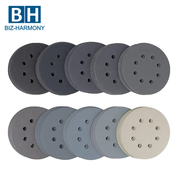 Sandpaper Disc for Glass 2 3 Inch 77mm Mini Black Marble Silicon Carbide Sanding Discs Kit for Concrete