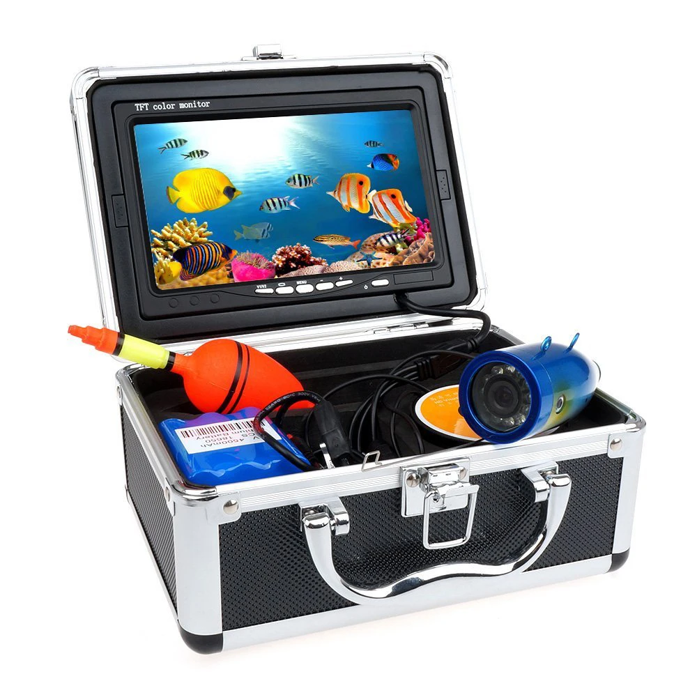 92 degree 1000tvl HD CCTV Video Underwater Fishing Camera with 15m Cable and 7Inch TFT LCD Monitor