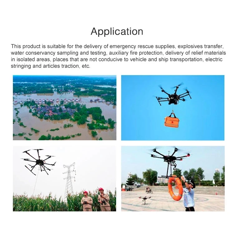 Drone Winch with Hook Cargo Drop Device 5kg Drone Payload Drone Accessories for DJI M600 M600 Pro