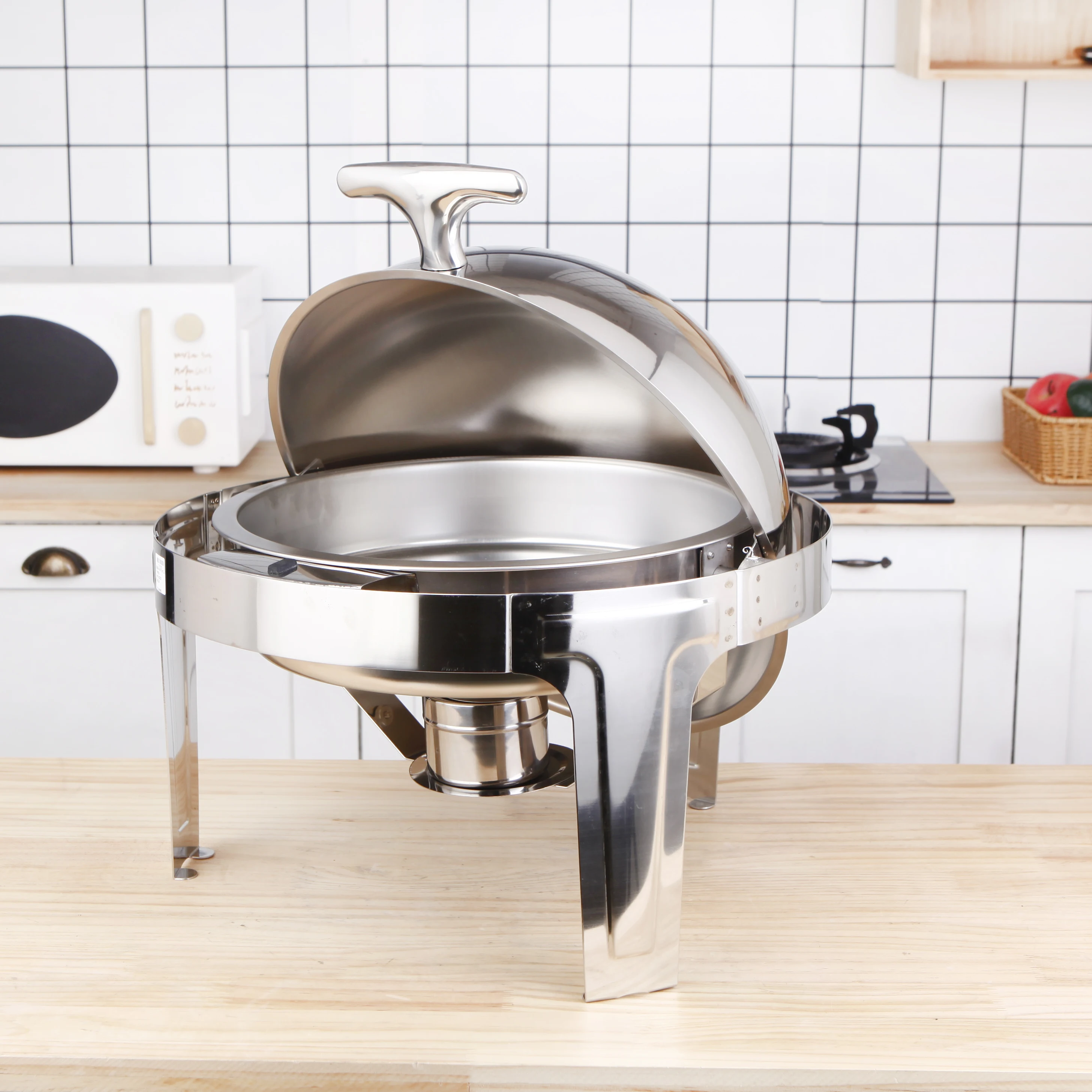 Luxury Fuel Buffet Equipment Food Warmers Buffet Chafing Dish for Hotel Restaurant Stainless Steel Chafing Dish