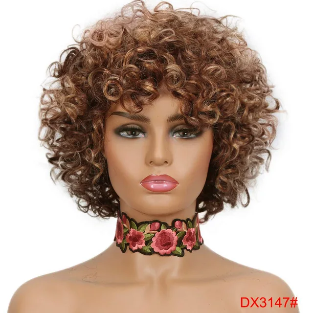 purple red lace frontal 100% turkish brazilian women men afro short kinky deep curly water wave synthetic remy human hair wig