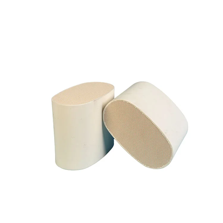 Honeycomb Ceramic Catalytic Converter with Metallic Carrier