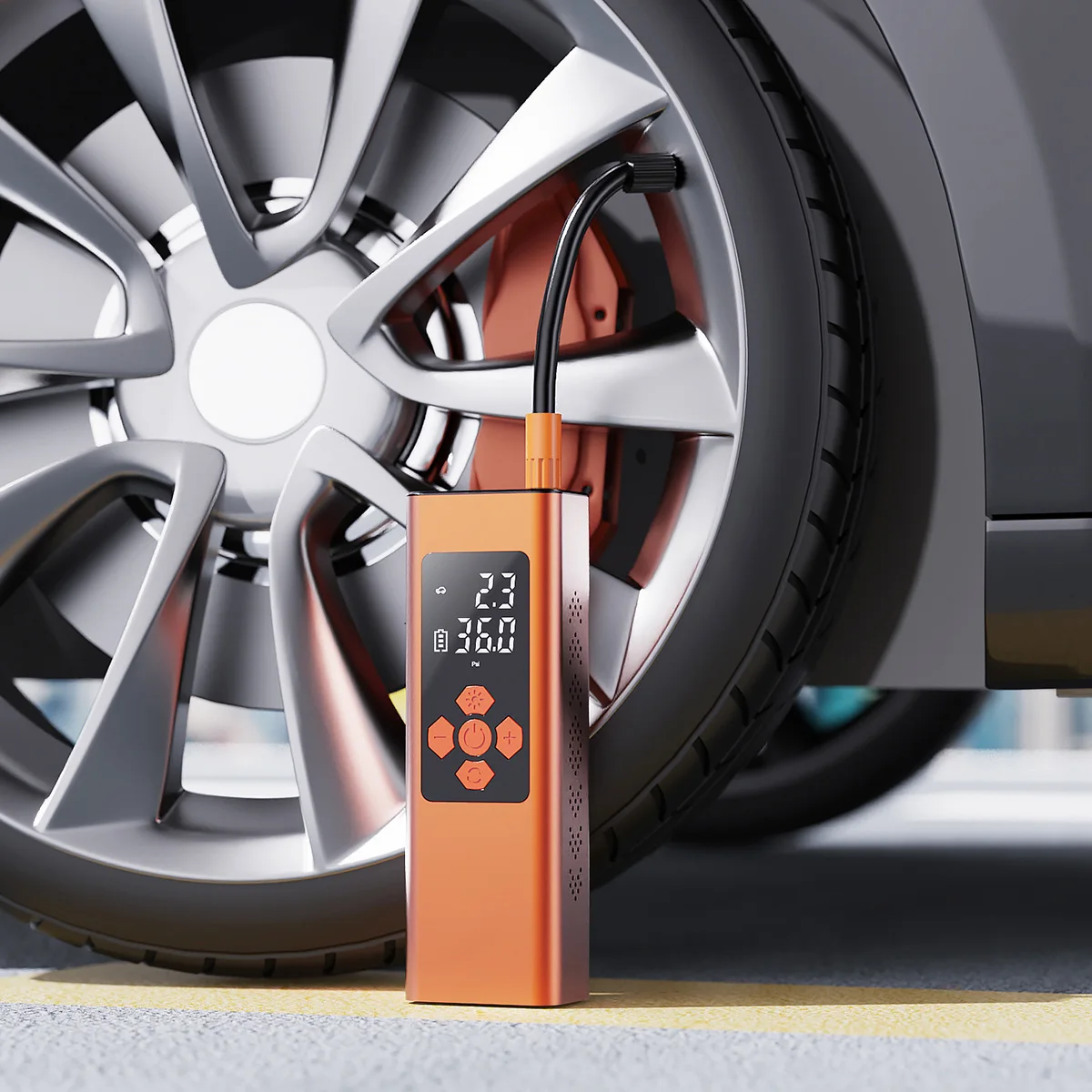 Wireless Handheld Inflation Car Tyre Pump Air Compressor Car Electric Air Pump Mini Portable Air Pump For Car Tires