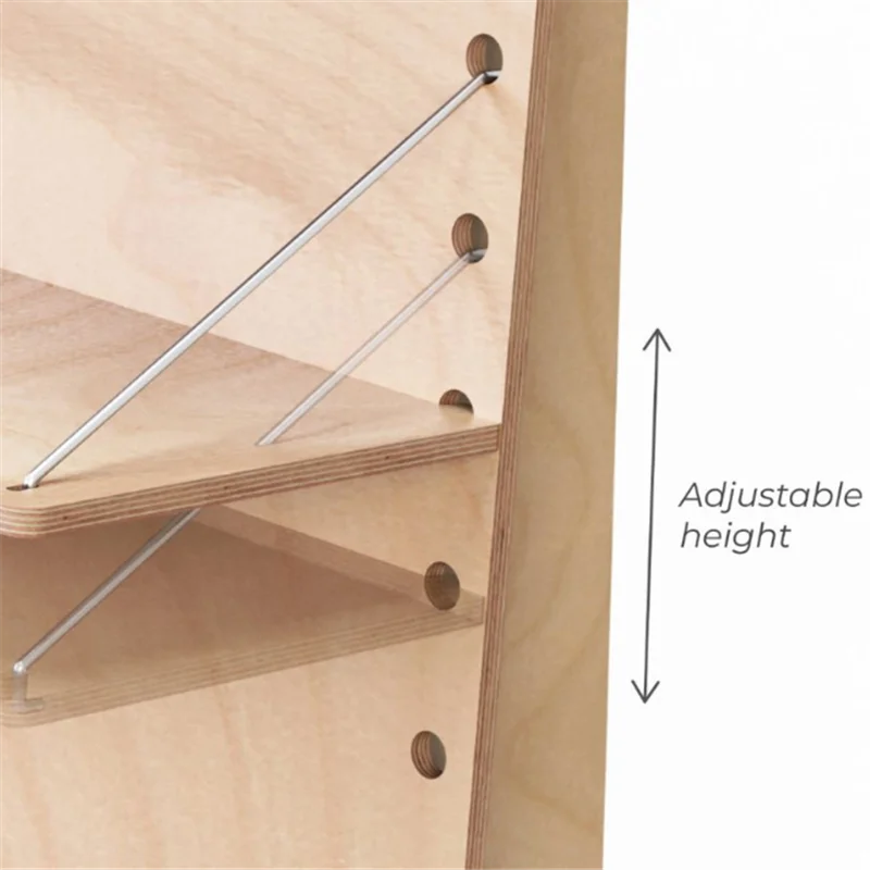 Portable Easy assembly and Adjustable Supermarket Shelf Display with Customizable Logo for Shop Market