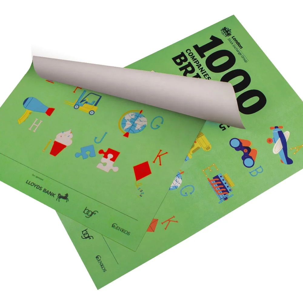 advertisement adult coloring model vinyl material posters printing