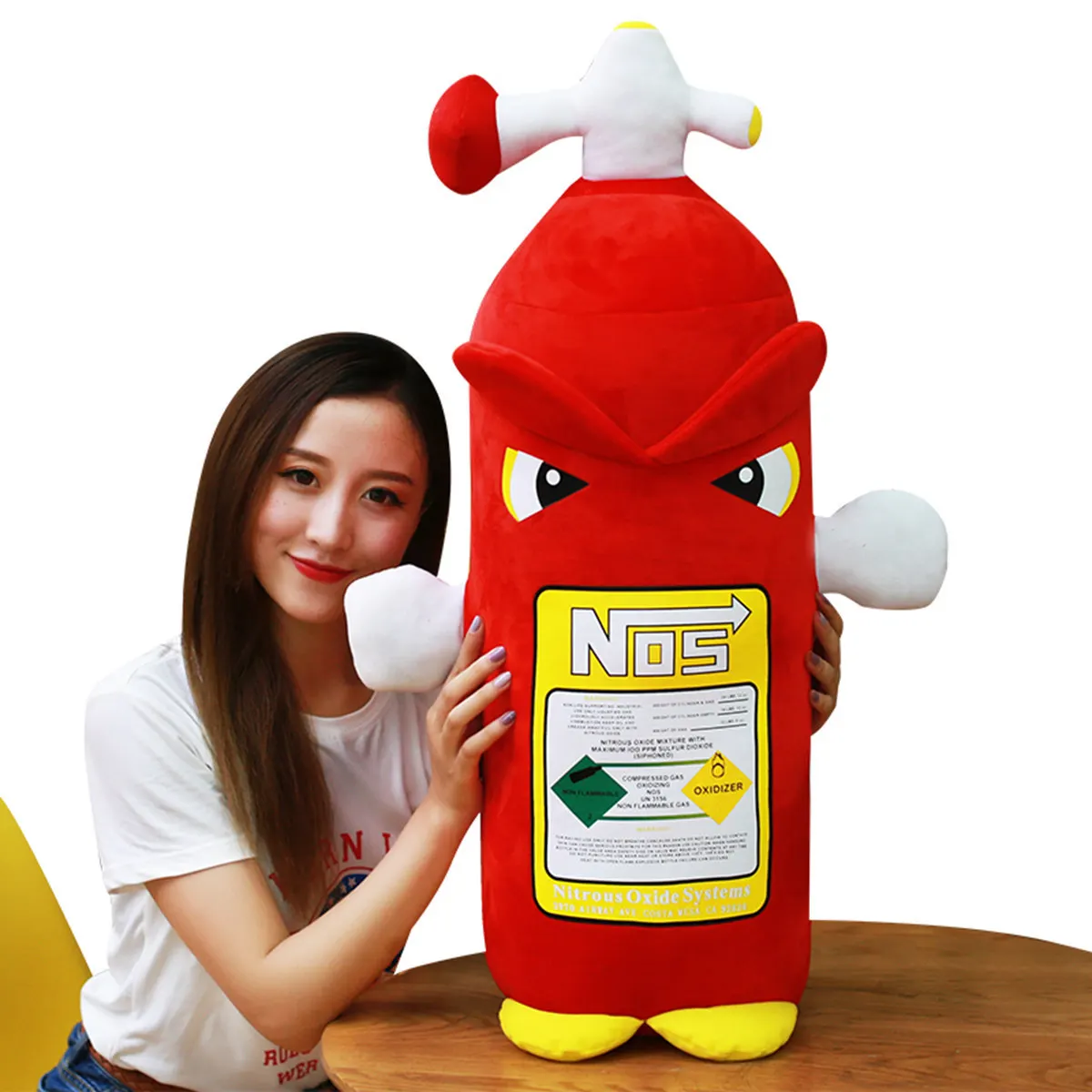 Popular Soft OEM Stuffed Toy Fire Extinguisher Wholesale Good Quality ICTI Plush Gift Home Decoration Halloween