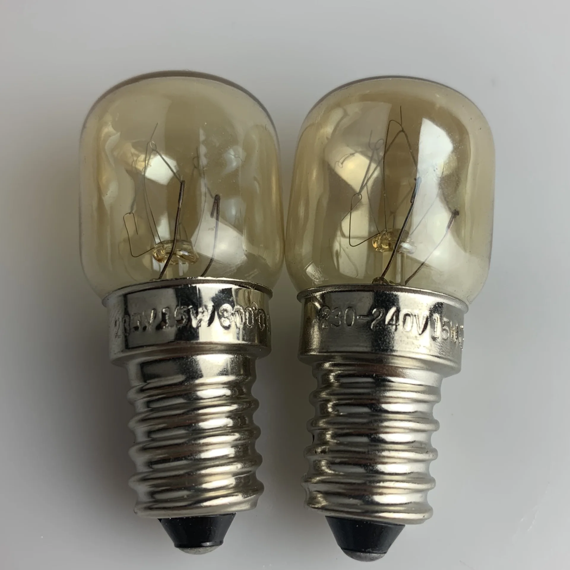 Mini 220V 300 Degree High Temperature 15W 25W E14 Oven Light Bulbs T22 T25