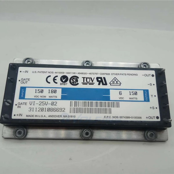 Оригинальная упаковка DC преобразователь модуль 150W Vin = 150V Vout = 6V Pout = 150W VI-25V-02