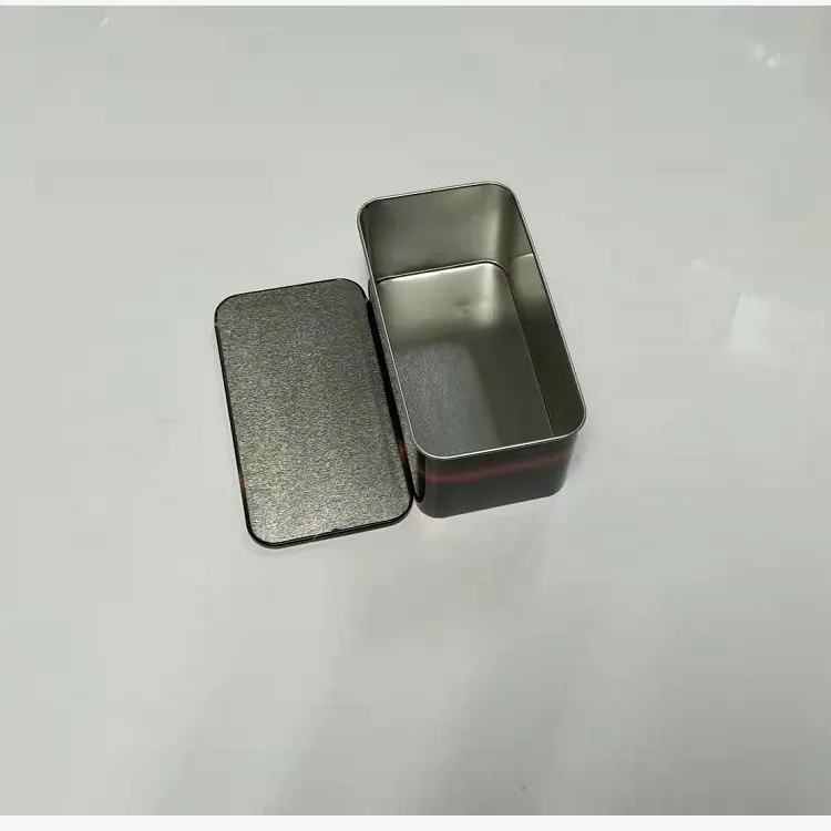 Chinese factory rectangle tea packaging tin box tea canister