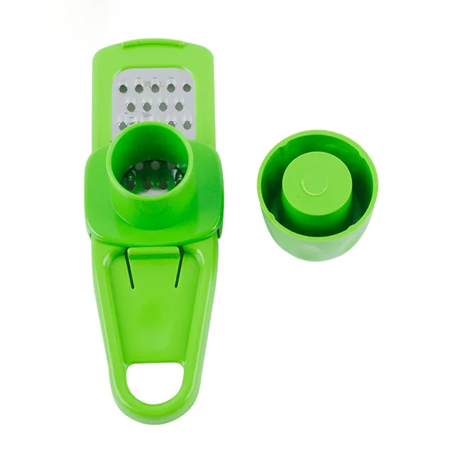 Прямая поставка простая ручная Кичен овощные инструменты пластиковый имбирный пресс чесночная дробилка