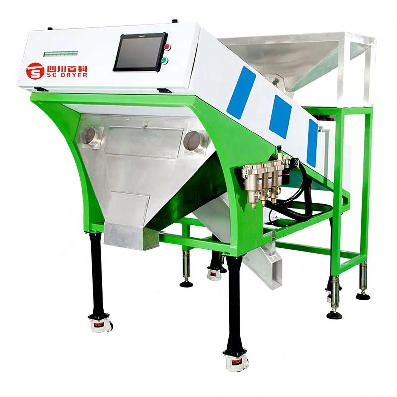 Small Scale Chili Pepper Powder Making Machines Spicy Dry Cleaning Color Sorting Machines