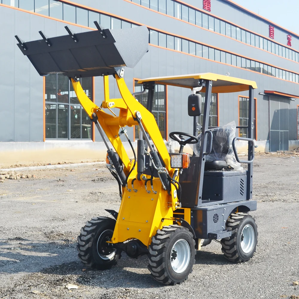 compact  electric 4 way reach mini loader solute 4 wheel  4x4 l880 1 ton electric motor for mini loader