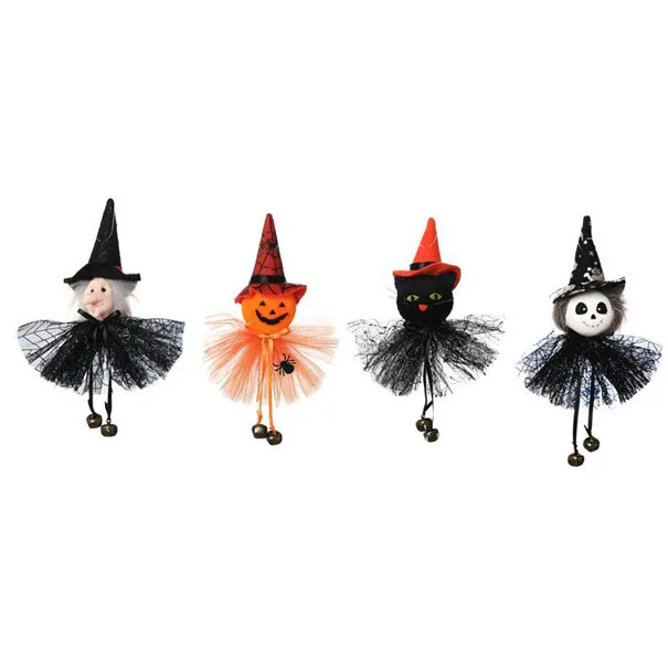 Halloween Decoration Party bar decoration pumpkin ghost Witch Black Cat Pendant Halloween Hanging Decoration