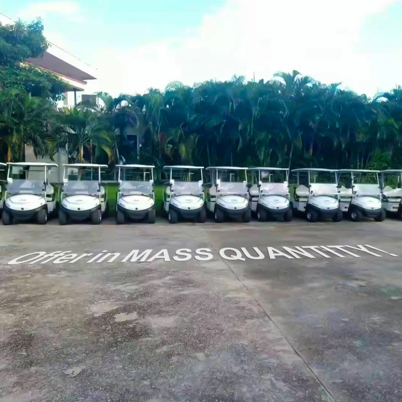 Chinese 2+2 seater lithium ion battery electric off road golf carts