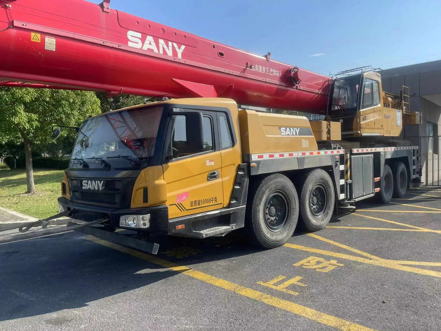 Дешевый строительный автокран Sany STC500 50 тонн по самой