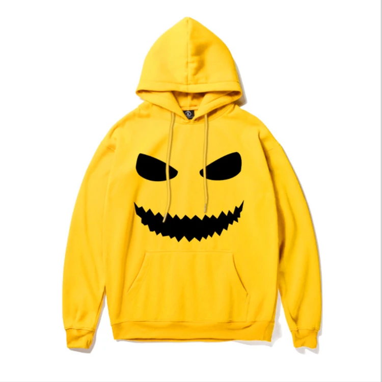 Негабаритных Толстовка для мужчин Хэллоуин шнурок с карманом-кенгуру с капюшоном оптовая продажа мужская футболка с принтом толстовки с капюшоном из хлопка