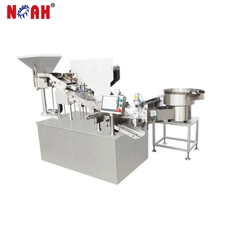 NTF-100 Vitamin C Fully Automatic Effervescent Tablet Wrapping And Tube Filling Machine