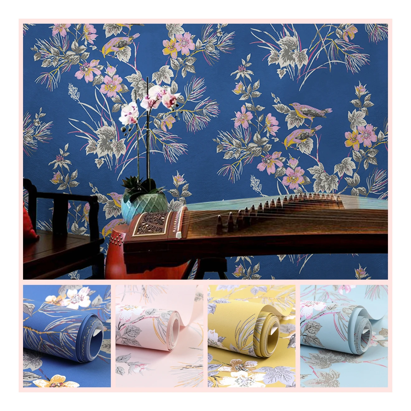 2020 modern grass green  textured plastic wall paper with best price designs wallpapers