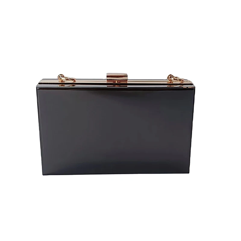Wholesale acrylic bags chain clear clutch purse party evening bag ladies small for women purse