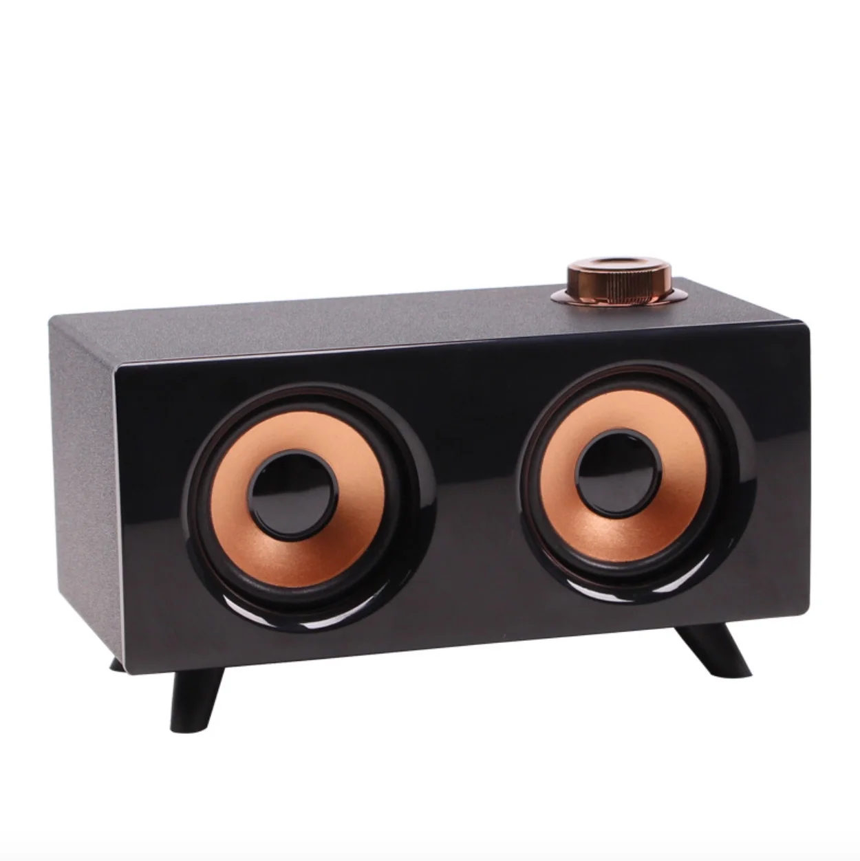Мини HiFi Беспроводная деревянная Bluetooth-Колонка smallorder C721 в стиле ретро, Двойное аудио, герметичный корпус сабвуфера, беспроводной динамик, звуковая аудиосистема