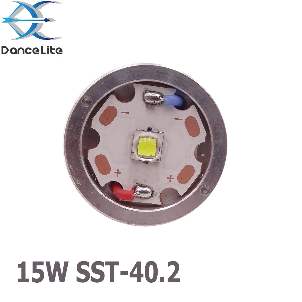 15W 1800Lumens SST-40 6500K C8 LED Module Flashlight Parts Accessories with AMC7135 Driver Board