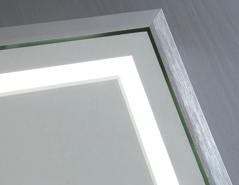 Factory Direct Wall Touch Screen Anti Fog LED Lights Smart make up Bathroom Mirror With Lights