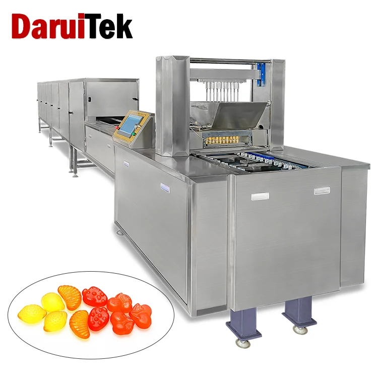 Hot Selling Automatic Gummy Eyeballs Candy Machine Jelly Bean Candy Depositing Line Supplier