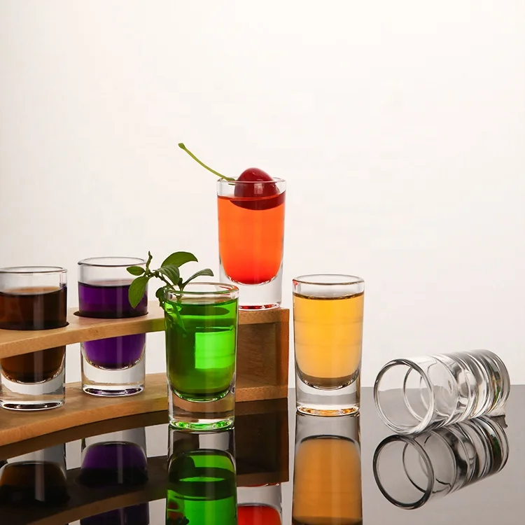 New Wholesale Products Chupito De Base Pesada Shot Glasses with Para Vodka Whisky Tequila