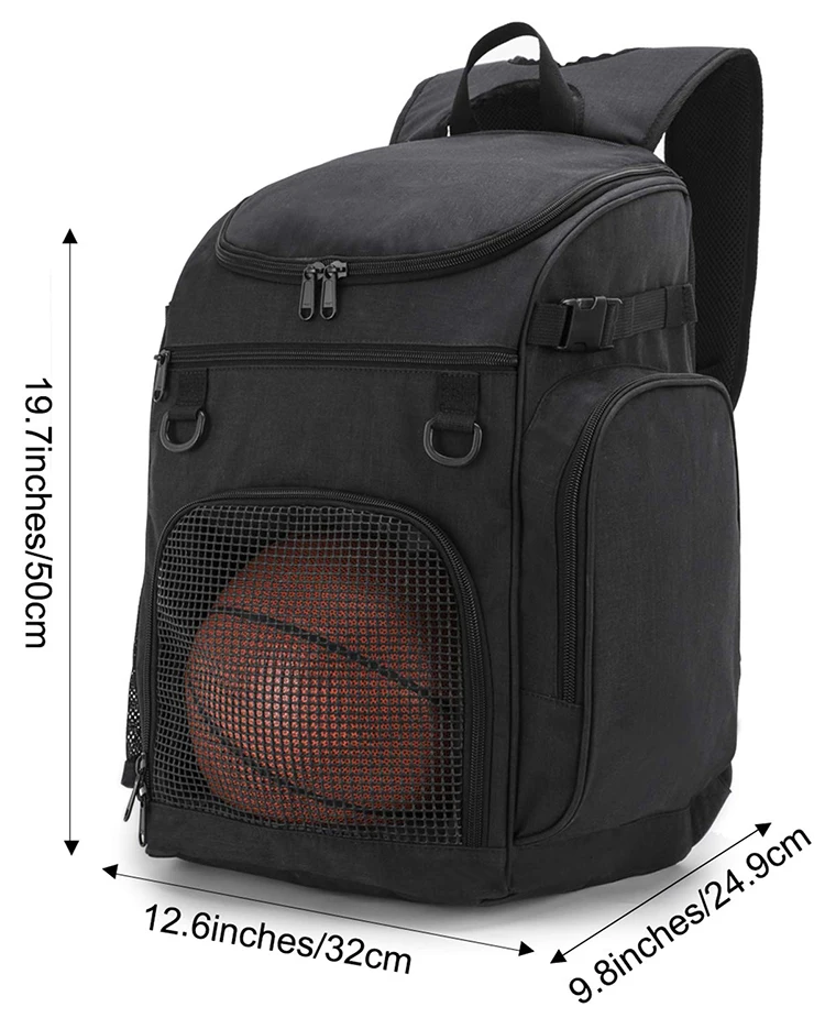 2022 Best Custom Unisex Multifunctional Multi Pocket Fitness Travel Large Sports Football Soccer Basketball Backpack