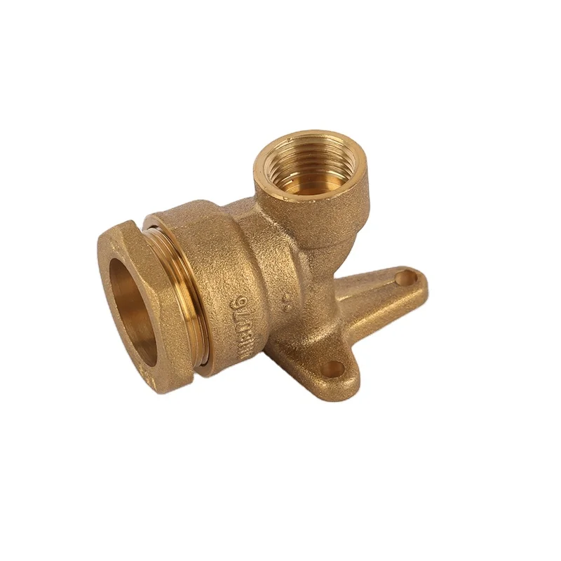 Hot Sale Brass Connector And Pipes Fitting Tube Tee Fittings Brass Malleable Metal PE Pipe Joint