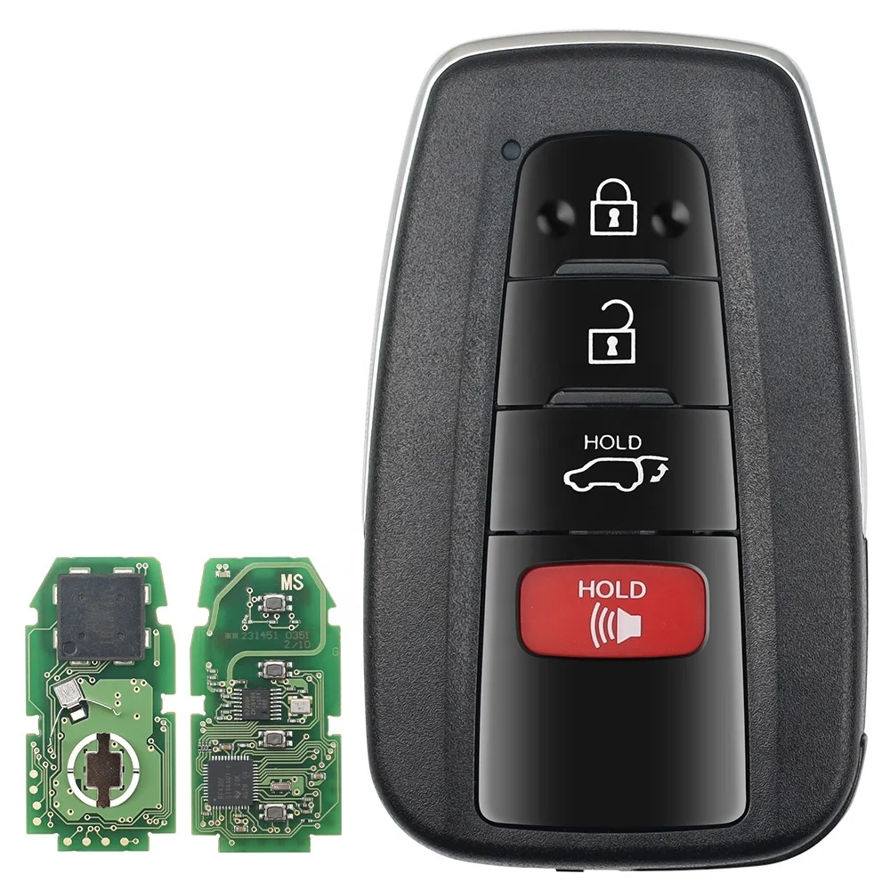 MS 4Buttons 312-314MHZ FCC HYQ14FBC for 2019-2021 Toyota RAV4 rc Smart Remote Control Vehicle Key Fob Keyless Auto Car Blank Key
