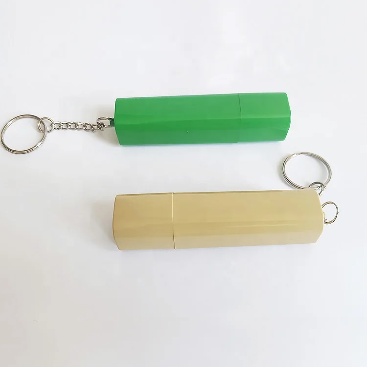 Customize Logo and color portable 4pcs Mini capacity ABS plastic Smoke can Cigarette Case with Key Ring Pocket cigarette box