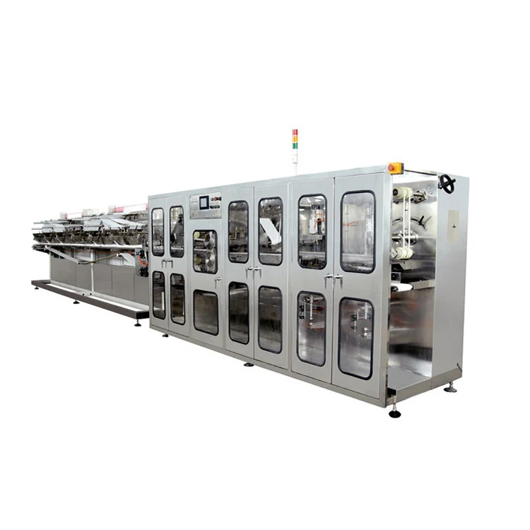 Non woven fabric rewinding machine for wet wipe folding and cutting and packing machine