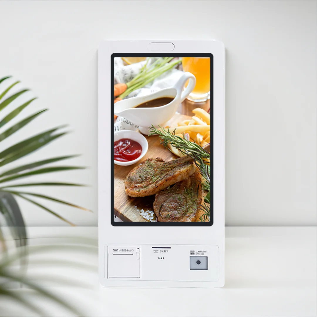 Заводская оплата платежный киоск 21,5 Дюймов Android / Windows Digital Signage Smart Magazine рекламный сенсорный экран киоск