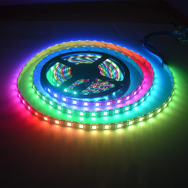 12V WS2815 60LEDs/M Smart Addressable 5050 SMD RGB Digital LED Strip Light 60 Pixels/leds/m