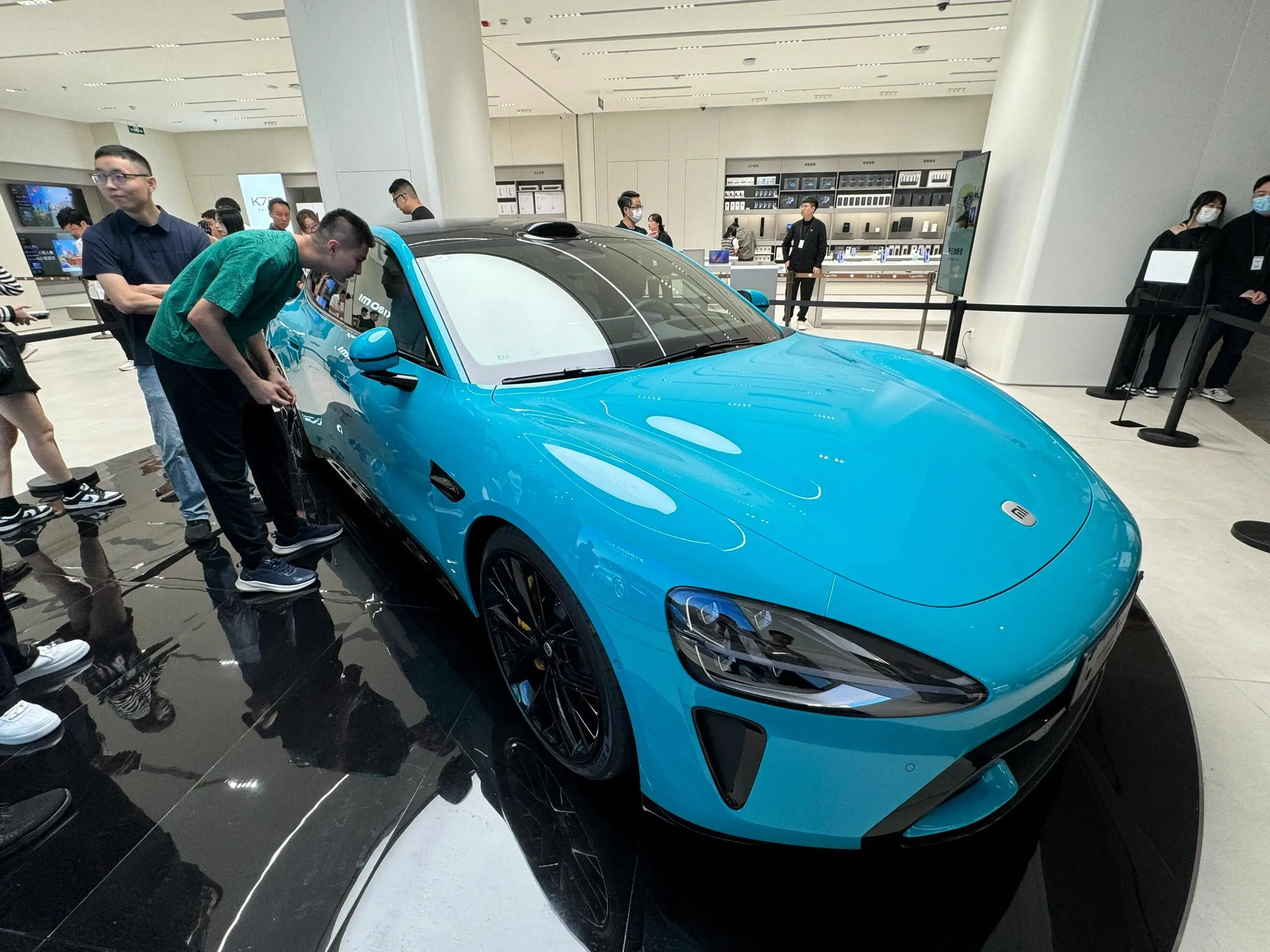 Deposit 2024 Beijing  Auto SU7 Max Version Ultra Long Endurance Electric 800KM AWD 5 Seat EV Car New Energy Vehicles