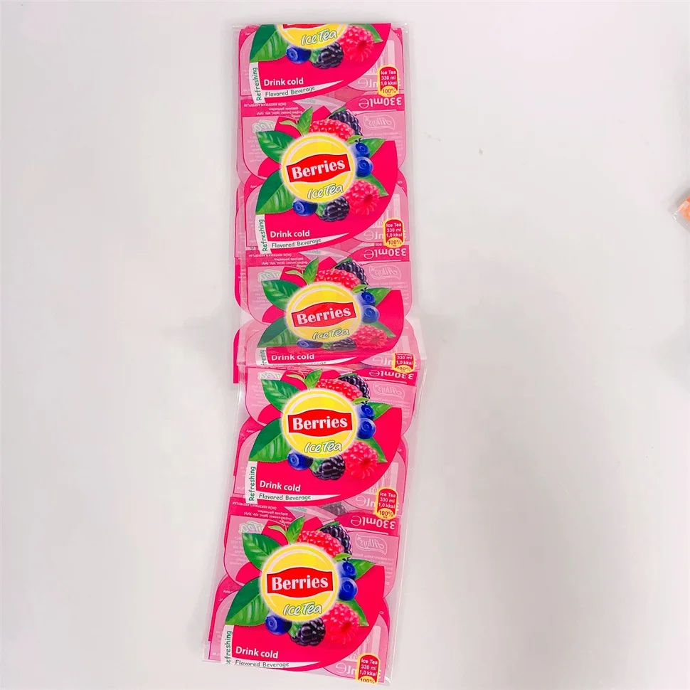 Custom Heat PVC PET Shrink Sleeve Labels for Juice Beer Cans and Water Bottle Shrink Wrap