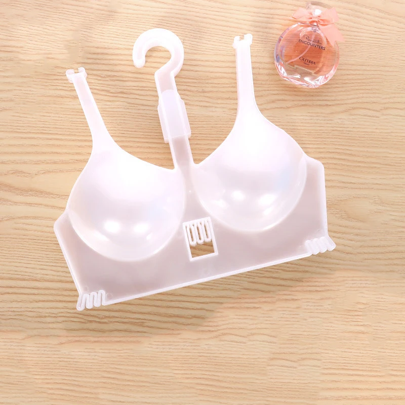 custom clear plastic underwear hanger bra rack specialty store underwear show rack bra display  Lingerie hanger
