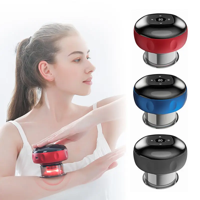 Hot Sell USB Charging Vacuum Suction Cupping 6 Gear Massage china smart electric massage glass therapy cupping