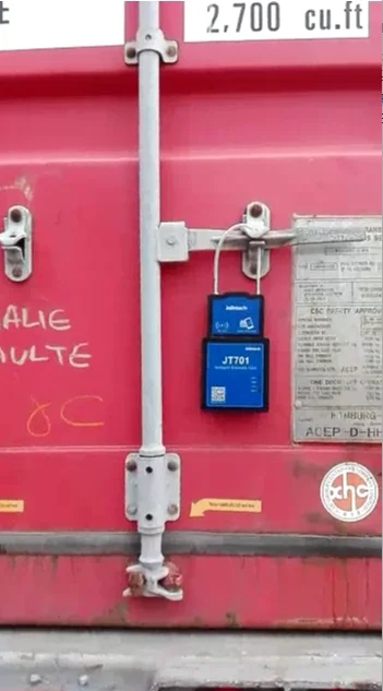 JT701 GPS Seal Lock Tracker Jointech GPS Lock for Container Real-time Tracking Remote Control Tamper Alert GPS Lock Tracker