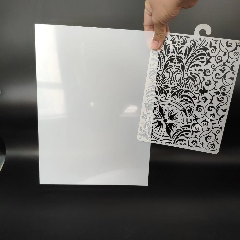 190micron Blank Mylar Sheets Milky White Polyester Template Film to Create Stencil Painting Art Craft