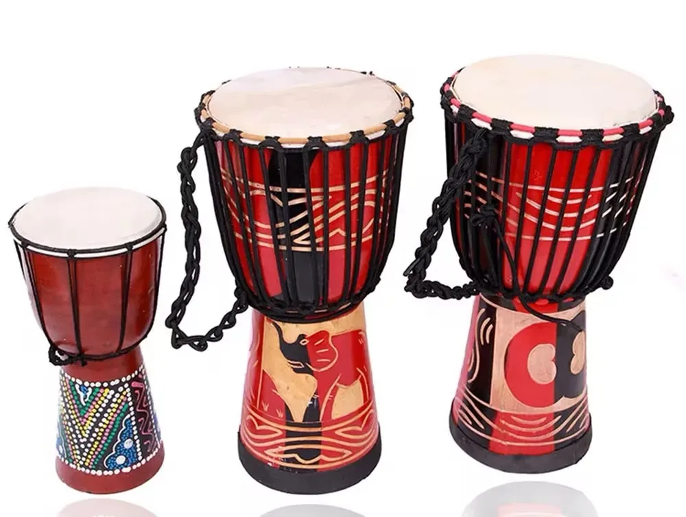 Африканский барабан Djembe Детские ручные барабаны для начинающих 8-дюймовые профессиональные игровые Музыкальные инструменты музыкальный инструмент