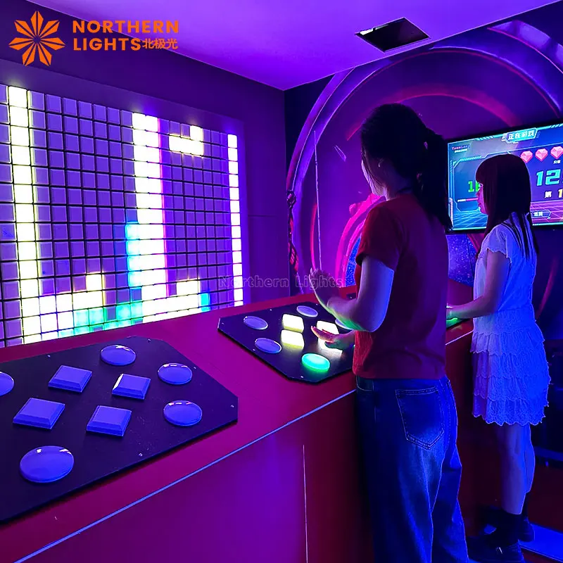 Active Team Building Interactive Push Button Activate Multiple Construction Activities Board Game