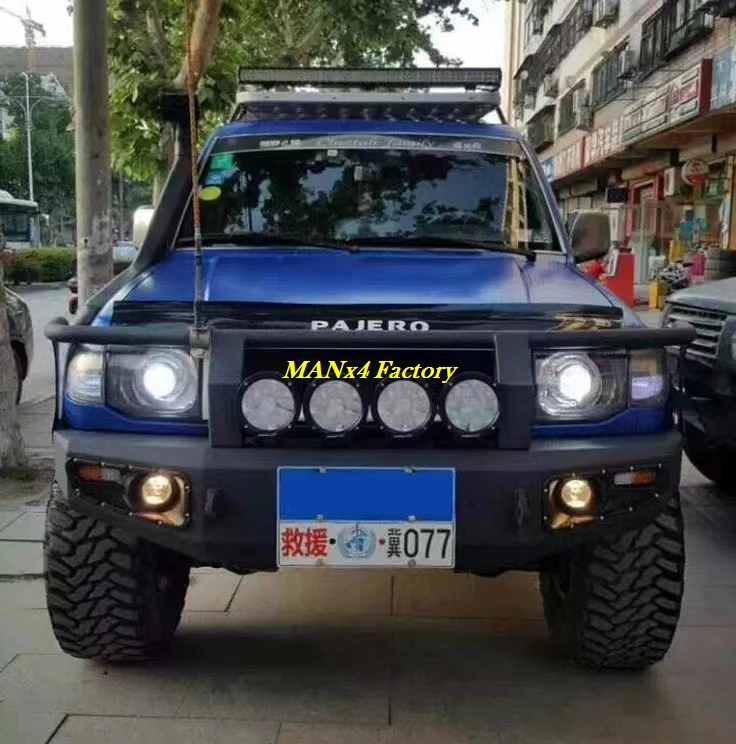 High Quality Front Bumper Steel Bull Bar For Pajero 2nd Gen v20 v30 v31