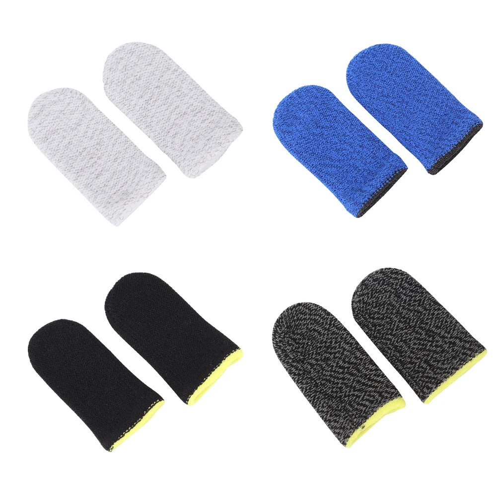 Factory wholesale for mobile phone game touch screen finger cover game finger cover sweat proof breathable fingertips