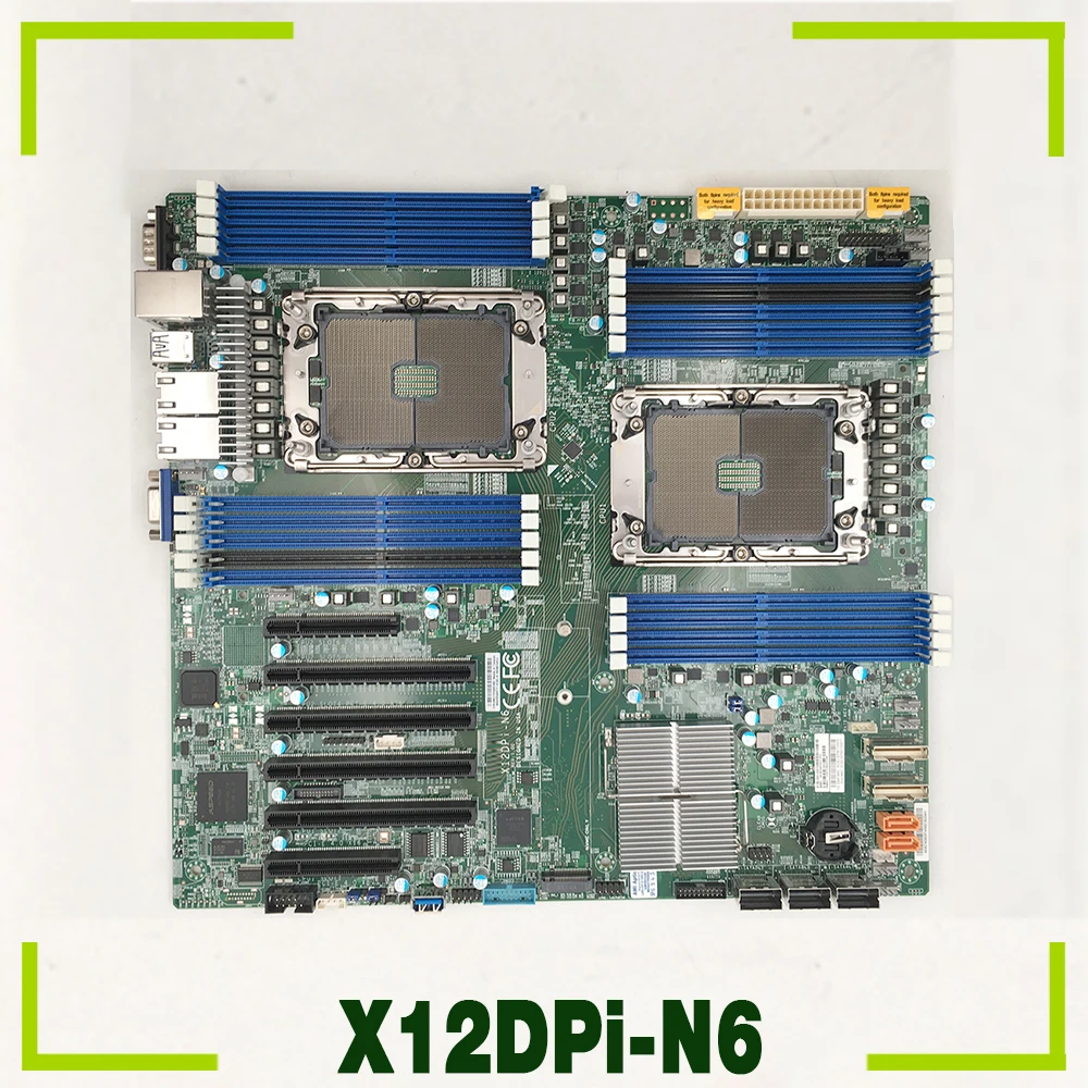 For Supermicro Dual Server Motherboard LGA-4189 Third Generation Xeon Scalable Processor DDR4 RECC X12DPi-N6