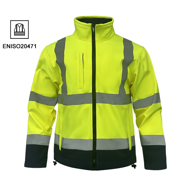 Hi vis custom garment security uniform reflective work jacket