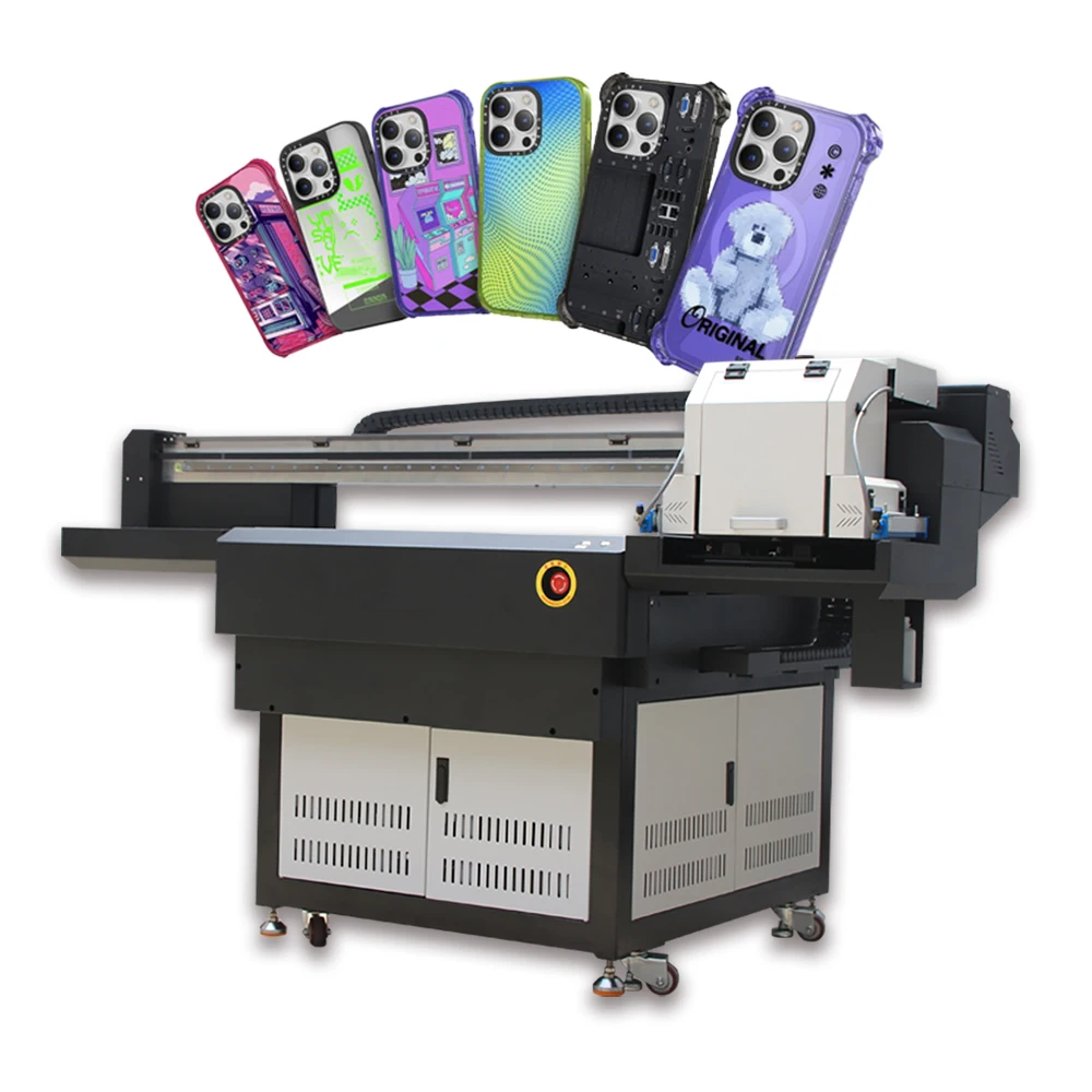 Multifunctional Digital Flatbed UV Printer Direct Phone Cases Metal Bottles 9060 A3 A1 Print Home Use Retail Manufacturing Plant